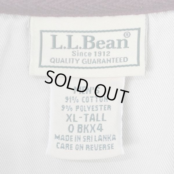 画像2: 00's L.L.Bean ボーダー柄 ハーフジップ 鹿の子スウェット (2)