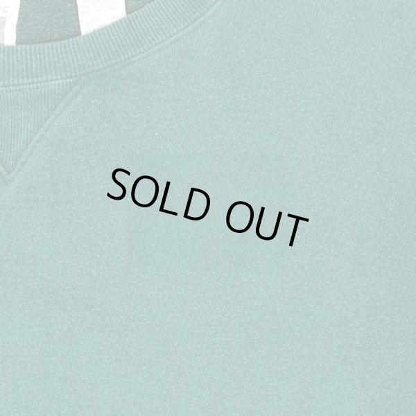 画像4: 90's OLD GAP 前V ブランクスウェット "FADE GREEN" (4)