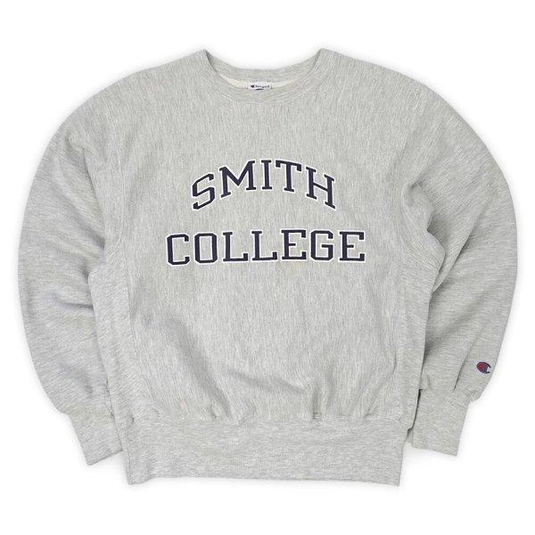 画像1: 00's Champion リバースウィーブ スウェット "SMITH COLLEGE" (1)