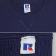 画像3: 90's RUSSELL 前V ブランクスウェット "NAVY / MADE IN USA" (3)