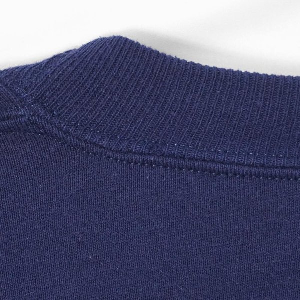 画像4: 90's RUSSELL 前V ブランクスウェット "NAVY / MADE IN USA" (4)
