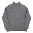 画像1: 00's J.CREW ロールネック ウールニット "GRAY" (1)