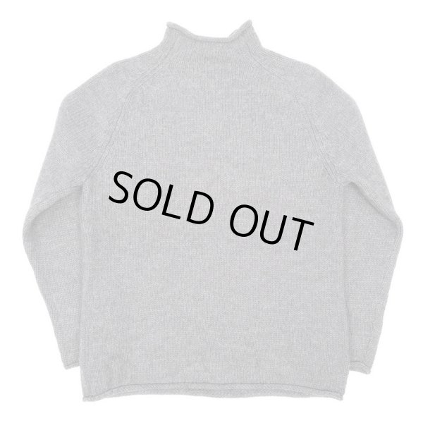 画像2: 00's J.CREW ロールネック ウールニット "GRAY" (2)