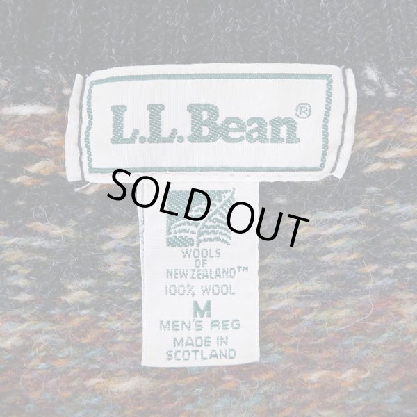画像3: 90's L.L.Bean ノルディック柄 ウールニット (3)
