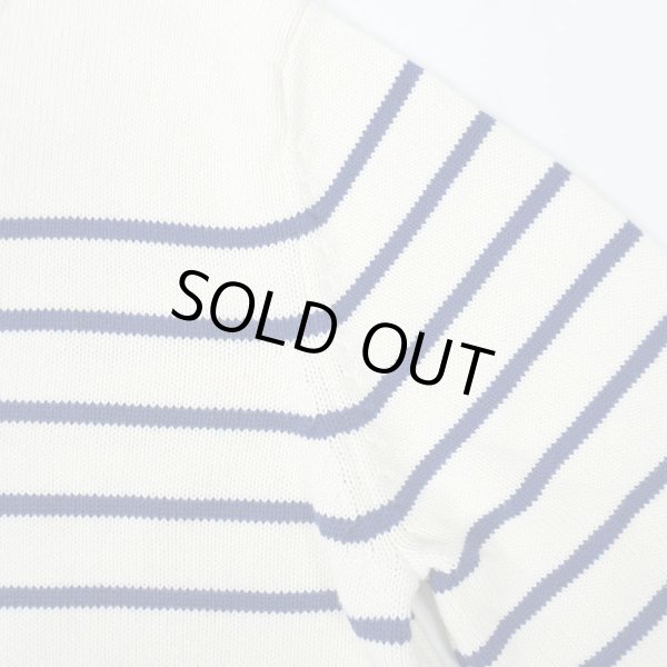 画像3: 00's LANDS' END ボーダー柄 ドリフターセーター (3)