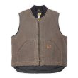画像1: Early 00's Carhartt ダックベスト "V02 CHT / MADE IN USA" (1)