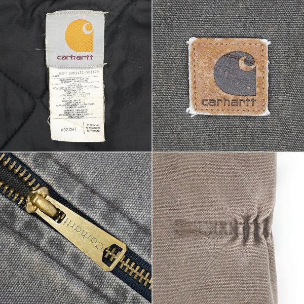 画像3: Early 00's Carhartt ダックベスト "V02 CHT / MADE IN USA" (3)