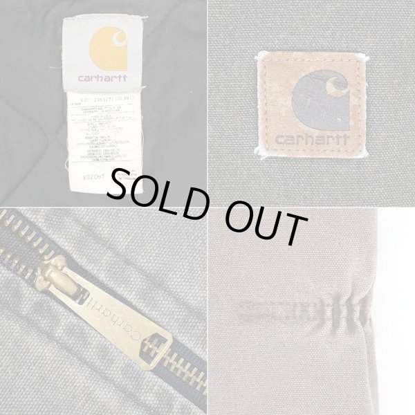 画像3: Early 00's Carhartt ダックベスト "V02 CHT / MADE IN USA" (3)
