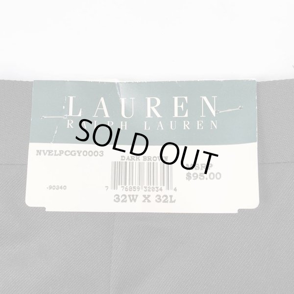 画像3: 00's LAUREN RALPH LAUREN ノータック スラックス "W32 L32 / DEADSTOCK" (3)