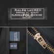 画像4: 00's Polo Ralph Lauren ノータック チノトラウザー "PROSPECT PANT / BLACK / W34 L32" (4)