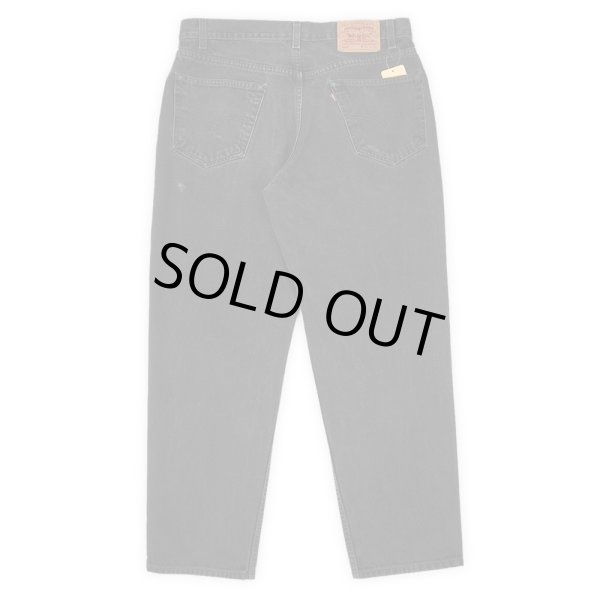 画像2: Late 90's Levi's 550 ブラックデニムパンツ "W36 L30" (2)