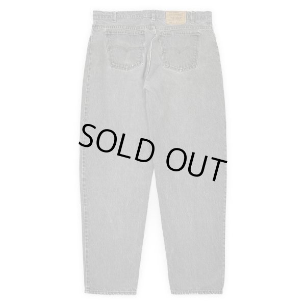 画像2: 80's Levi's 550 先染めブラックデニムパンツ "MADE IN USA / W38 L32" (2)