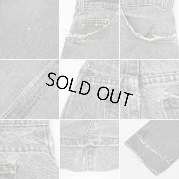 画像5: 80's Levi's 550 先染めブラックデニムパンツ "MADE IN USA / W38 L32" (5)