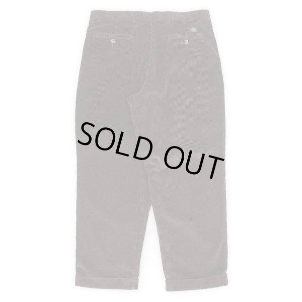 画像2: 90's DOCKERS 2タック 太畝コーデュロイトラウザー "Dark Brown / W36 L29" (2)