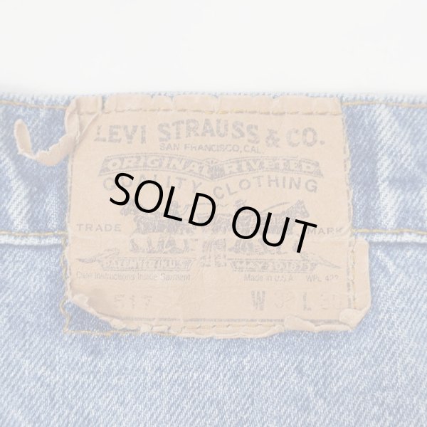 画像3: Early 90's Levi's 517 デニムパンツ "MADE IN USA / W38 L30" (3)