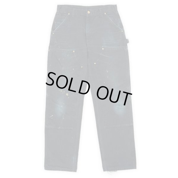 画像1: 00's Carhartt ダブルニー ダックペインターパンツ “B01-BLK / MADE IN USA” (1)