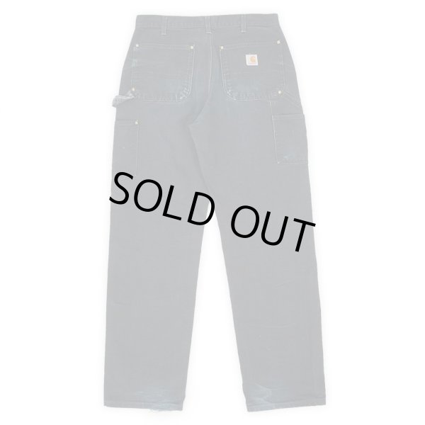 画像2: 00's Carhartt ダブルニー ダックペインターパンツ “B01-BLK / MADE IN USA” (2)
