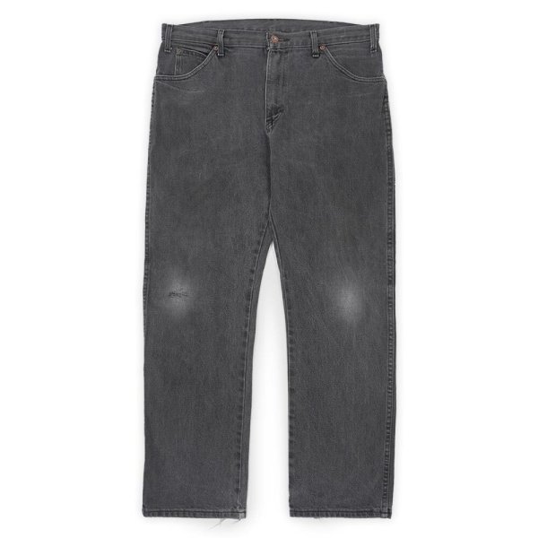 画像1: 00's Dickies ブラックデニムワークパンツ "Ｗ34 L30" (1)