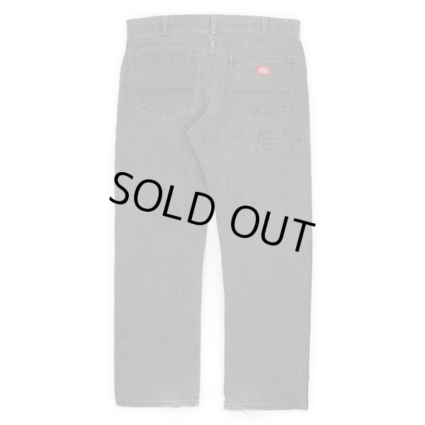 画像2: 00's Dickies ブラックデニムワークパンツ "Ｗ34 L30" (2)