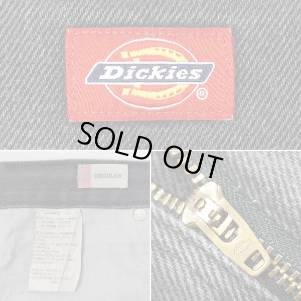 画像3: 00's Dickies ブラックデニムワークパンツ "Ｗ34 L30" (3)