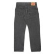 画像2: 00's Levi's 505 ブラックデニムパンツ "W33 L29" (2)