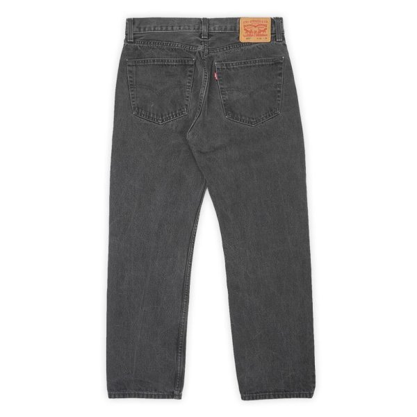 画像2: 00's Levi's 505 ブラックデニムパンツ "W33 L29" (2)