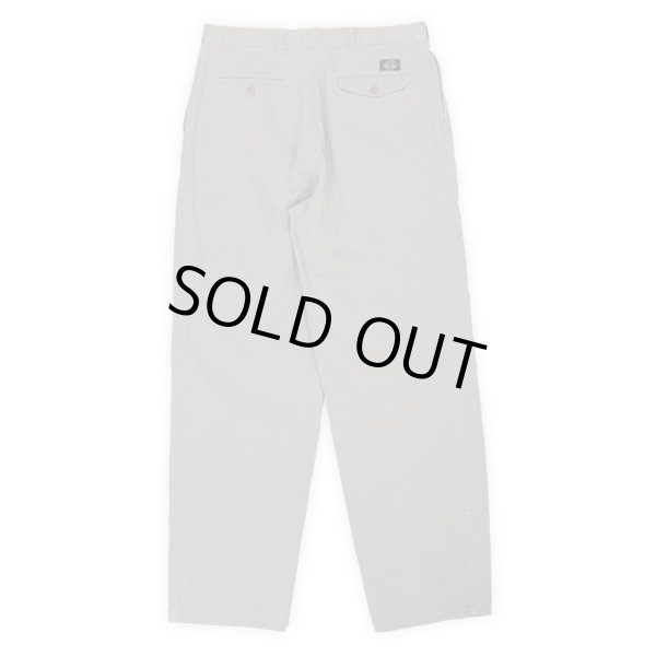 画像2: Early 90's DOCKERS 2タック チノトラウザー "LIGHT GRAY / W33 L32" (2)