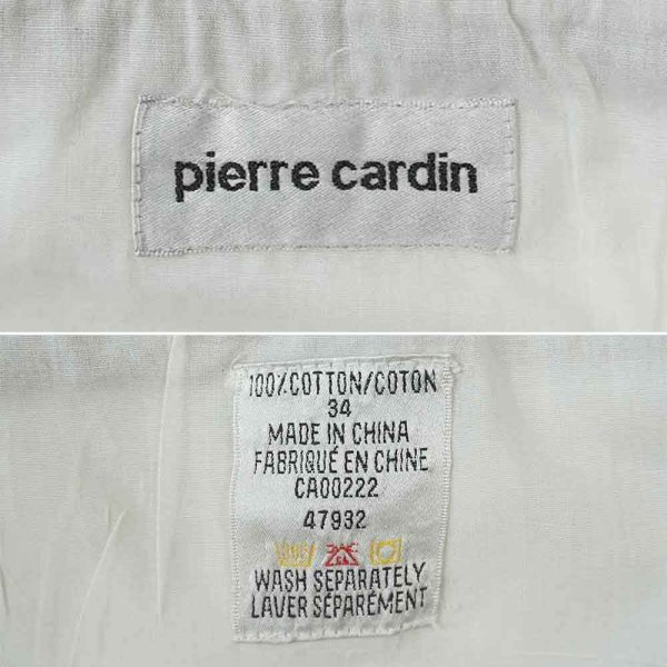 画像3: 90's Pierre Cardin 2タック コットンキャンバスショーツ "W34" (3)