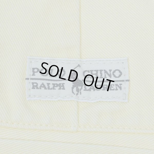 画像3: 90's Polo Ralph Lauren 2タック チノショーツ “TYLER SHORT / YELLOW" (3)