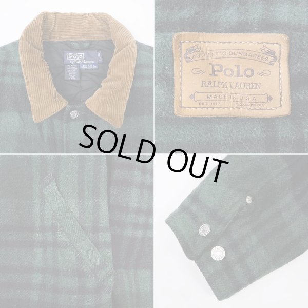 画像4: 90's Polo Ralph Lauren ウールトラッカージャケット "MADE IN USA" (4)