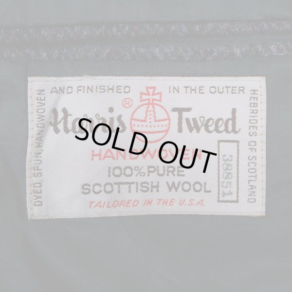 画像3: 80-90's Harris Tweed ウール テーラードジャケット “MADE IN USA” (3)