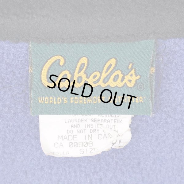 画像3: 90's Cabela's プルオーバーフリースジャケット "MADE IN CANADA" (3)