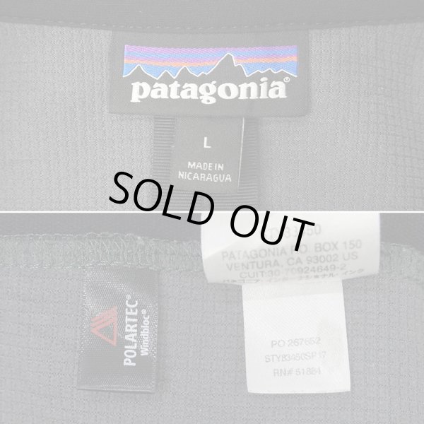 画像2: 17's PATAGONIA アズハイブリッドジャケット "企業ロゴ刺繍 / BLACK" (2)