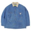 画像1: 80-90's Carhartt デニムカバーオール "裏地無し" (1)