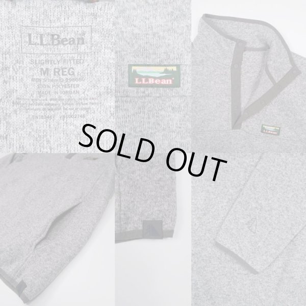 画像3: 00's L.L.Bean スナップT型 フリースジャケット (3)