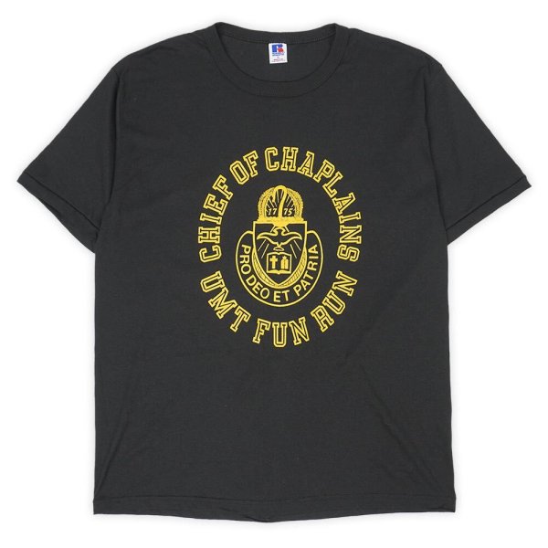 画像1: 80's RUSSELL ミリタリープリントTシャツ "Chief of Chaplains / MADE IN USA / DEADSTOCK" (1)