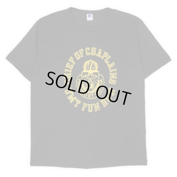 画像1: 80's RUSSELL ミリタリープリントTシャツ "Chief of Chaplains / MADE IN USA / DEADSTOCK" (1)