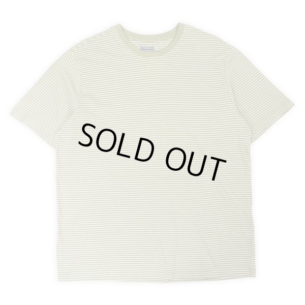画像1: 00's BASIC EDITIONS ボーダーTシャツ "OLIVE / DEADSTOCK" (1)