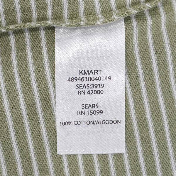 画像3: 00's BASIC EDITIONS ボーダーTシャツ "OLIVE / DEADSTOCK" (3)
