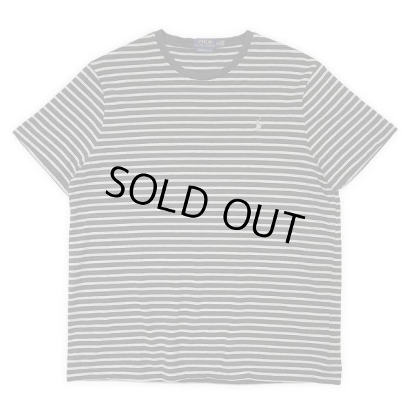 画像1: 00's Polo Ralph Lauren ボーダーTシャツ "BLACK×GRAY" (1)