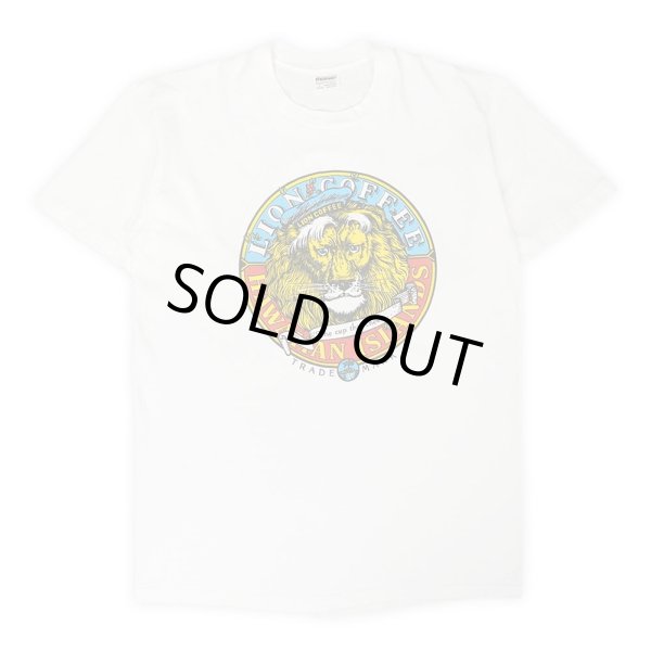 画像1: 80-90's LION COFFEE 両面プリントTシャツ "Stedman body / MADE IN USA" (1)