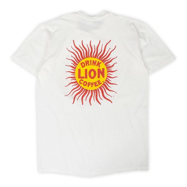 画像2: 80-90's LION COFFEE 両面プリントTシャツ "Stedman body / MADE IN USA" (2)