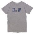 画像1: 80's Champion 88/12 染み込みプリントTシャツ “U of W / MADE IN USA” (1)