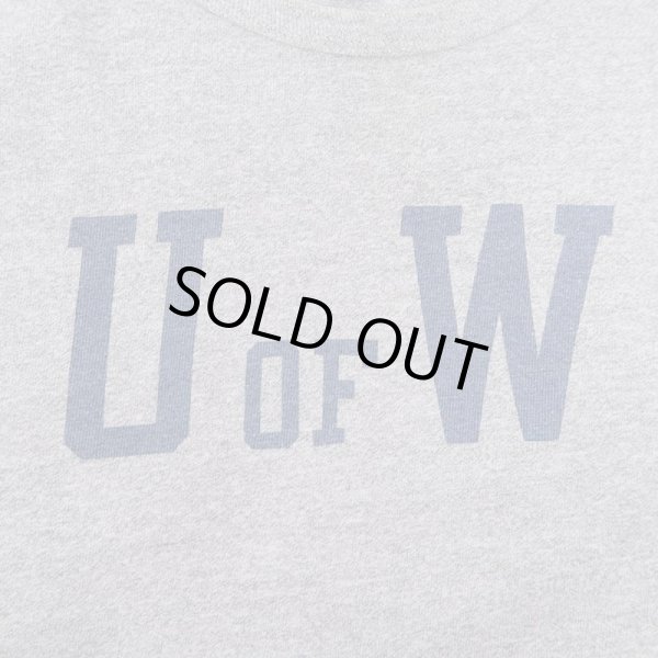 画像3: 80's Champion 88/12 染み込みプリントTシャツ “U of W / MADE IN USA” (3)