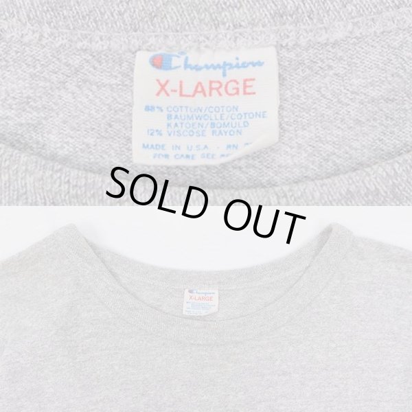 画像4: 80's Champion 88/12 染み込みプリントTシャツ “U of W / MADE IN USA” (4)