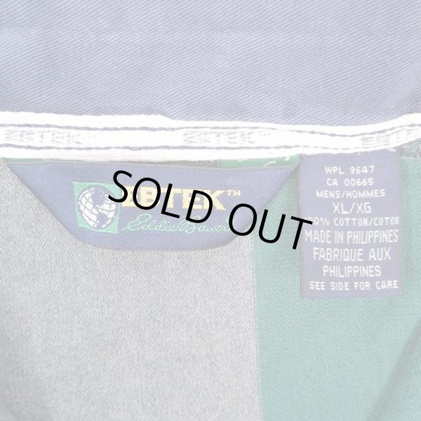 画像2: 90's Eddie Bauer EBTEK L/S ポロシャツ (2)