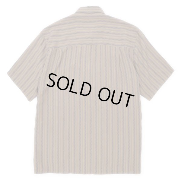 画像2: 00's REI S/S マルチストライプ柄 レーヨンシャツ (2)