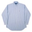 画像1: 90's Polo Ralph Lauren ストライプ柄 ボタンダウンシャツ "BLAKE" (1)