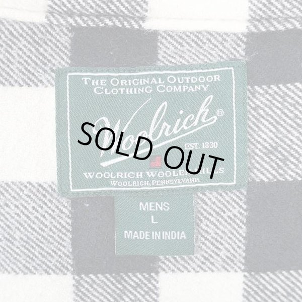 画像2: 00's Woolrich ブロックチェック柄 ヘビーネルシャツ (2)