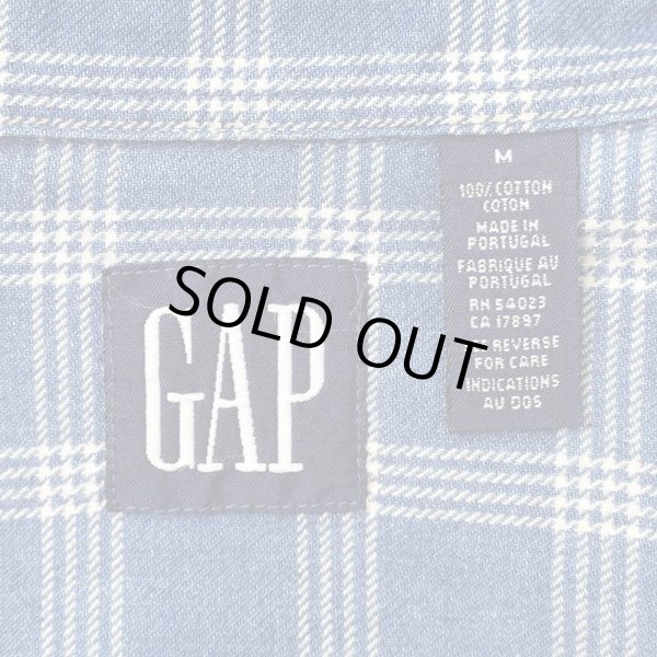 画像3: 90's OLD GAP クレイジーパターン ボタンダウンシャツ (3)